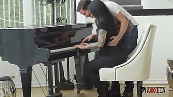 Jack Escobar, A Mexican Piano Instructor, Takes Advantage Of The Situation And Has Passionate Sex With Katrina Jade