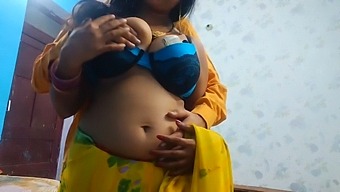 Indian Maid With Large Breasts Seduces Customer In His Home