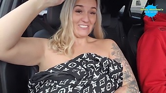 Public Car Strip Tease