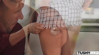 Katrina, A Busty Real-Estate Agent, Surprises Her Client With An Anal Treat