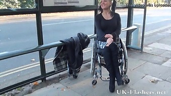 A Disabled Adult Entertainer'S Daring Exhibition In Public