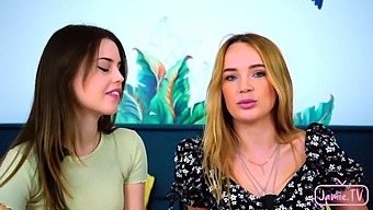 Η Kaisa Και Ο Jamie Απολαμβάνουν Το Μεγάλο Μέλος Του Nico Σε Σπιτικό Λεσβιακό Βίντεο